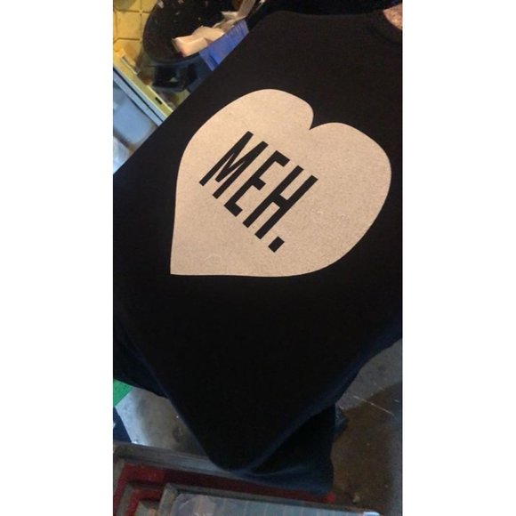 Rags & Royal Meh Graphic Tee Shirt - Picture 2 of 2